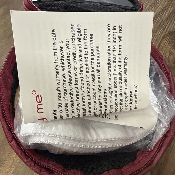 Nearly Me Mastectomy Breast Form Prosthesis 395 Size 55 + Med Cotton Bra - Picture 5 of 6